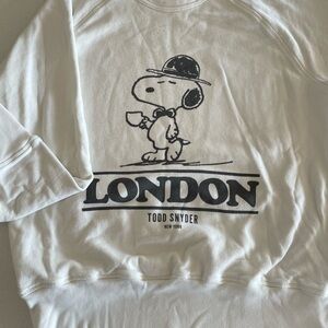 Todd Snyder x Peanuts Cream Sweatshirt